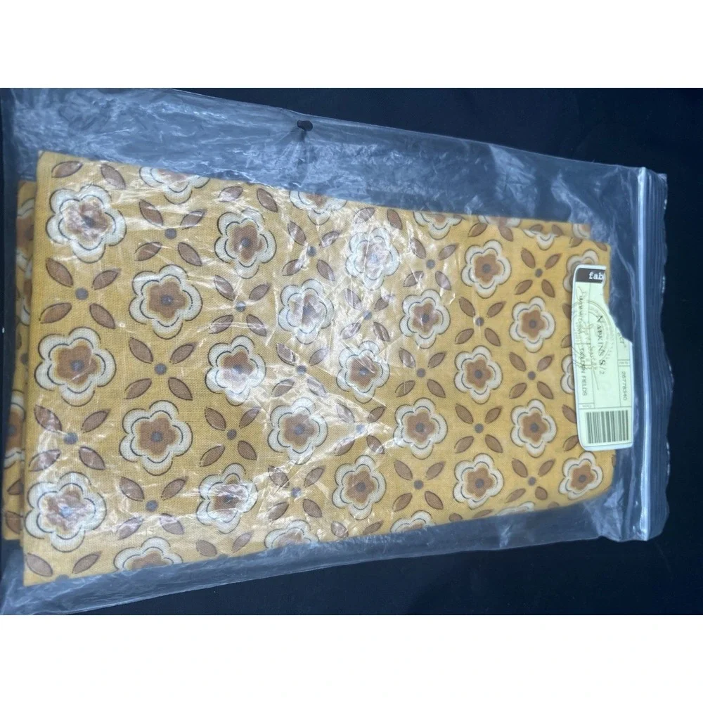 🌾‎ Longaberger Fabric Napkins (2-Pack) – Golden Fields Pattern 🍽️